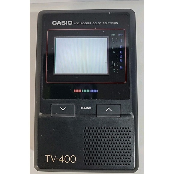 Casio Other - Vintage Casio TV-400 UHF VHF Pocket Color Television Japan